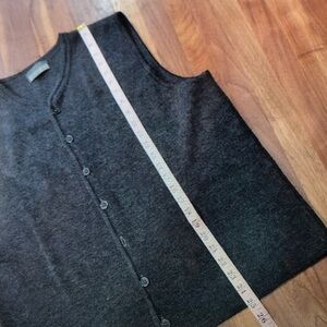 Men's Gray Cardigan Sweater